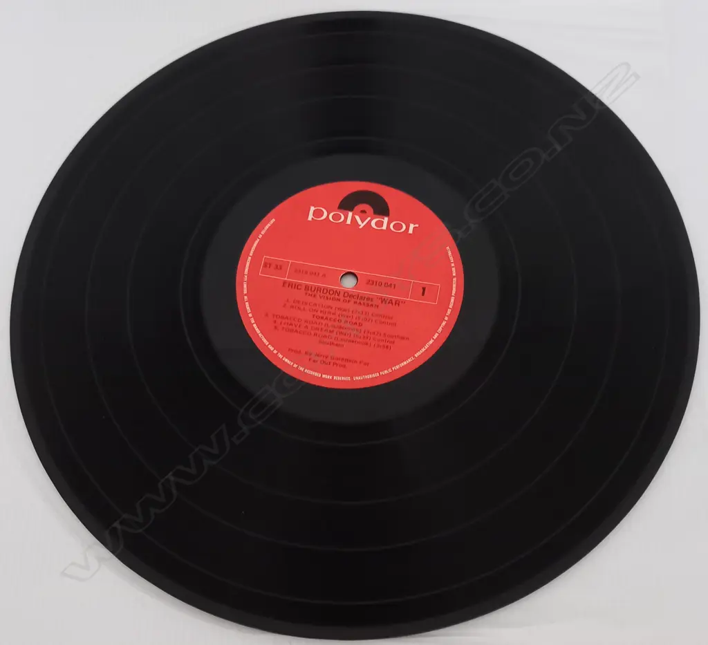 Eric Burdon & War, Eric Burdon Declares "War" Image 1++